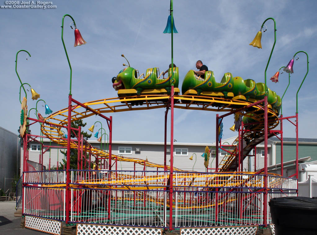 Wacky Worm ride at Trimper's Rides.