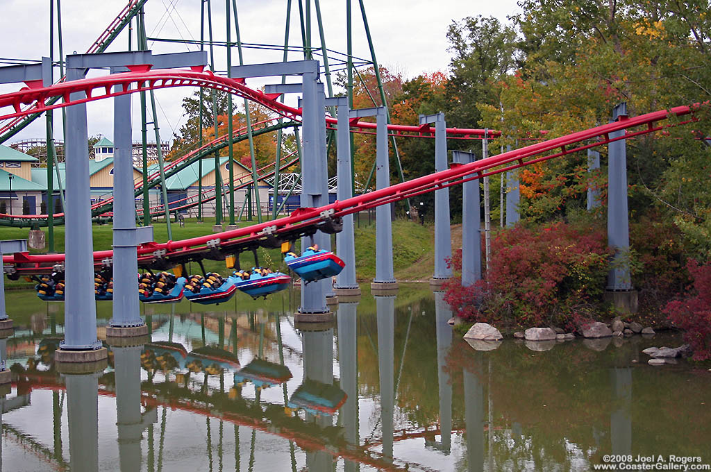 Arrow Dynamics built the Vortex coaster in 1991.