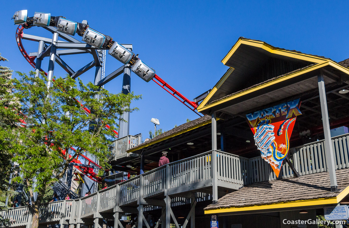 Turn on the Vortex suspended roller coaster