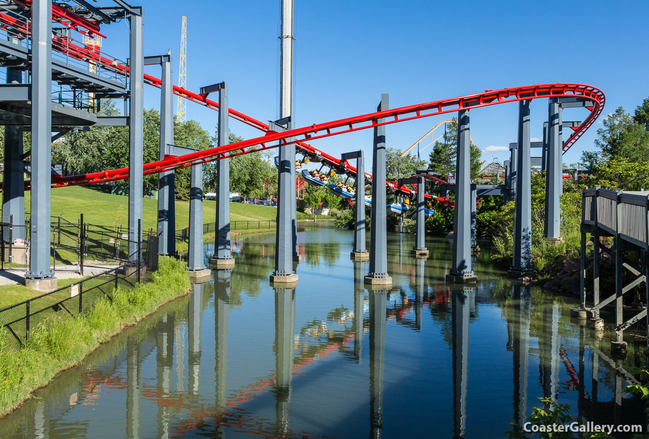 Details about all of the suspended roller coasters built by Arrow Dynamics