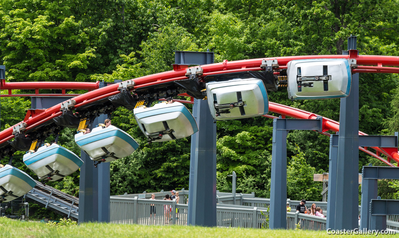 Pictures of the Vortex roller coaster in Canada