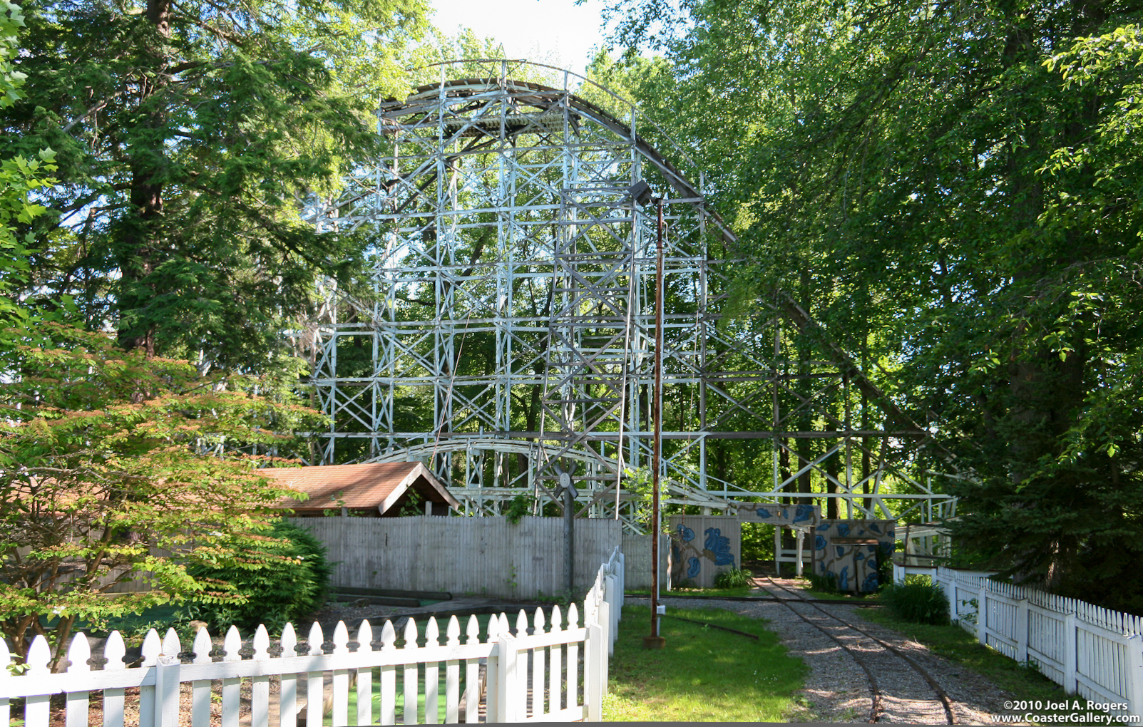 Blue Streak roller coaster