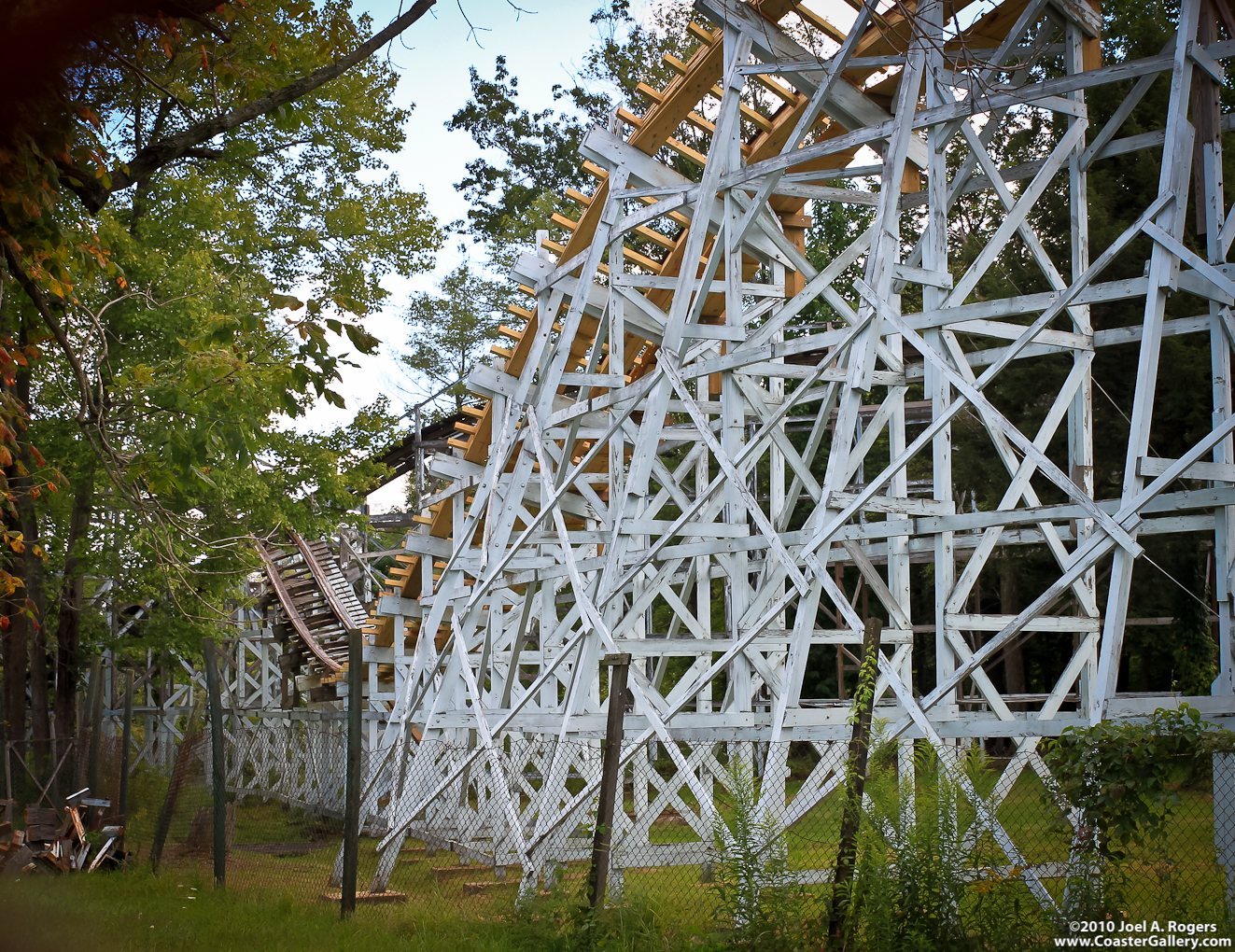 Blue Streak roller coaster