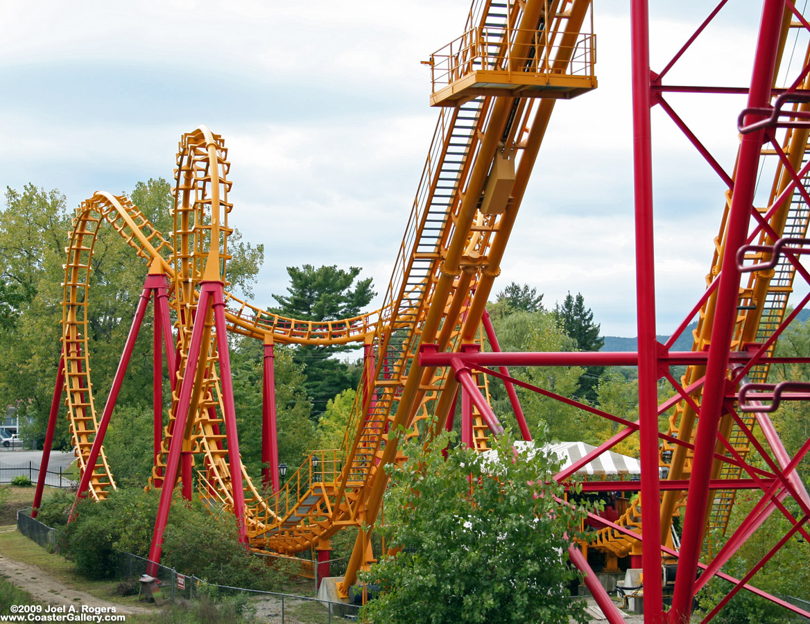 The tallest thrill ride at Great Escape and Wildwater Kingdom