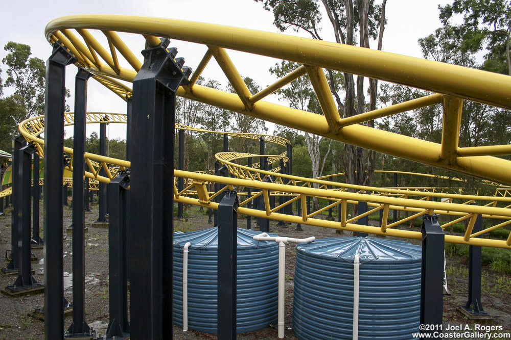 Dreamworld's Motocoaster amusement park ride