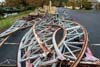 roller coaster wreckage