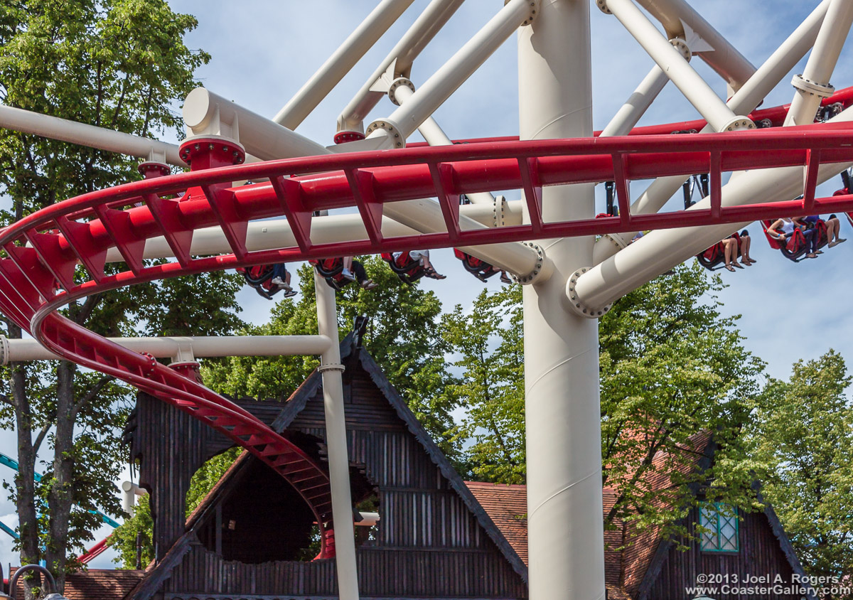 Kvasten, or Broom, roller coaster.