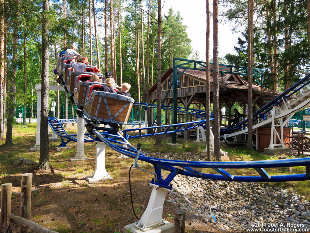 Mine Train roller coaster at PowerLand