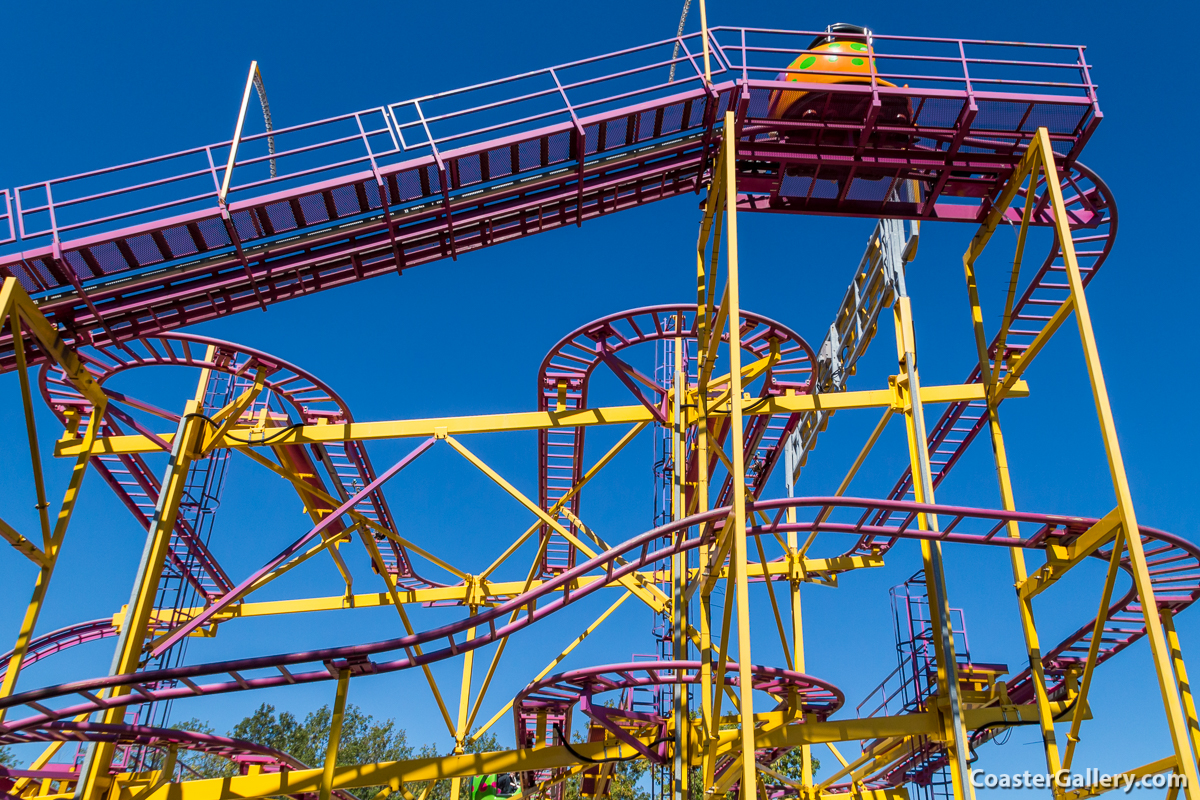 Crazy Mouse roller coaster at Martin's Fantasy Island