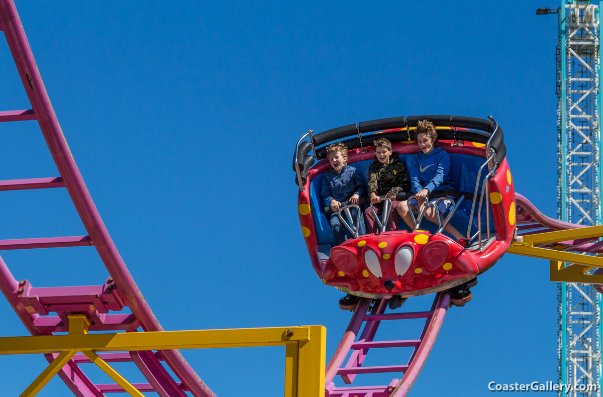 Crazy Mouse roller coaster at Martin's Fantasy Island