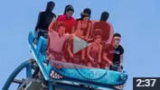 Iron Shark Roller Coaster Video