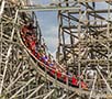 Bear car on a roller coaster