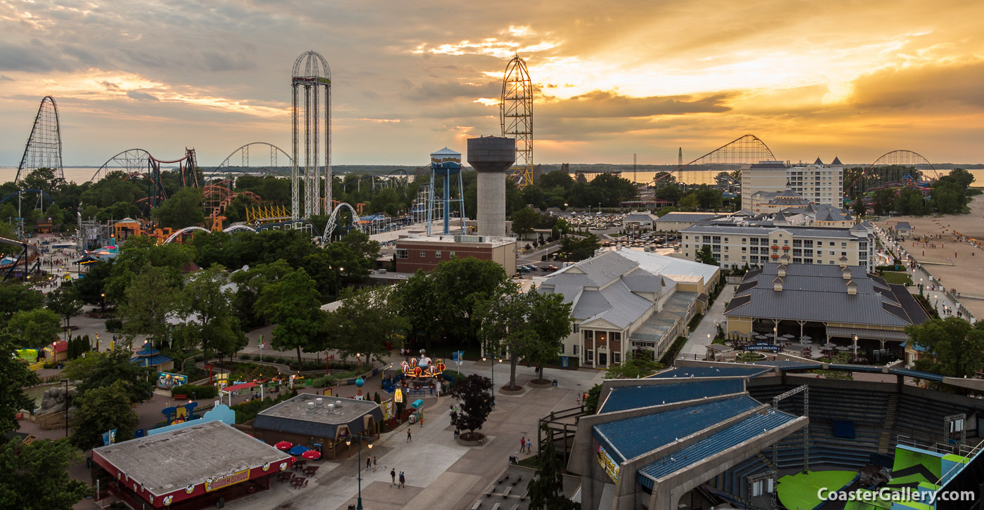 The historic Hotel Breakers at Cedar Point