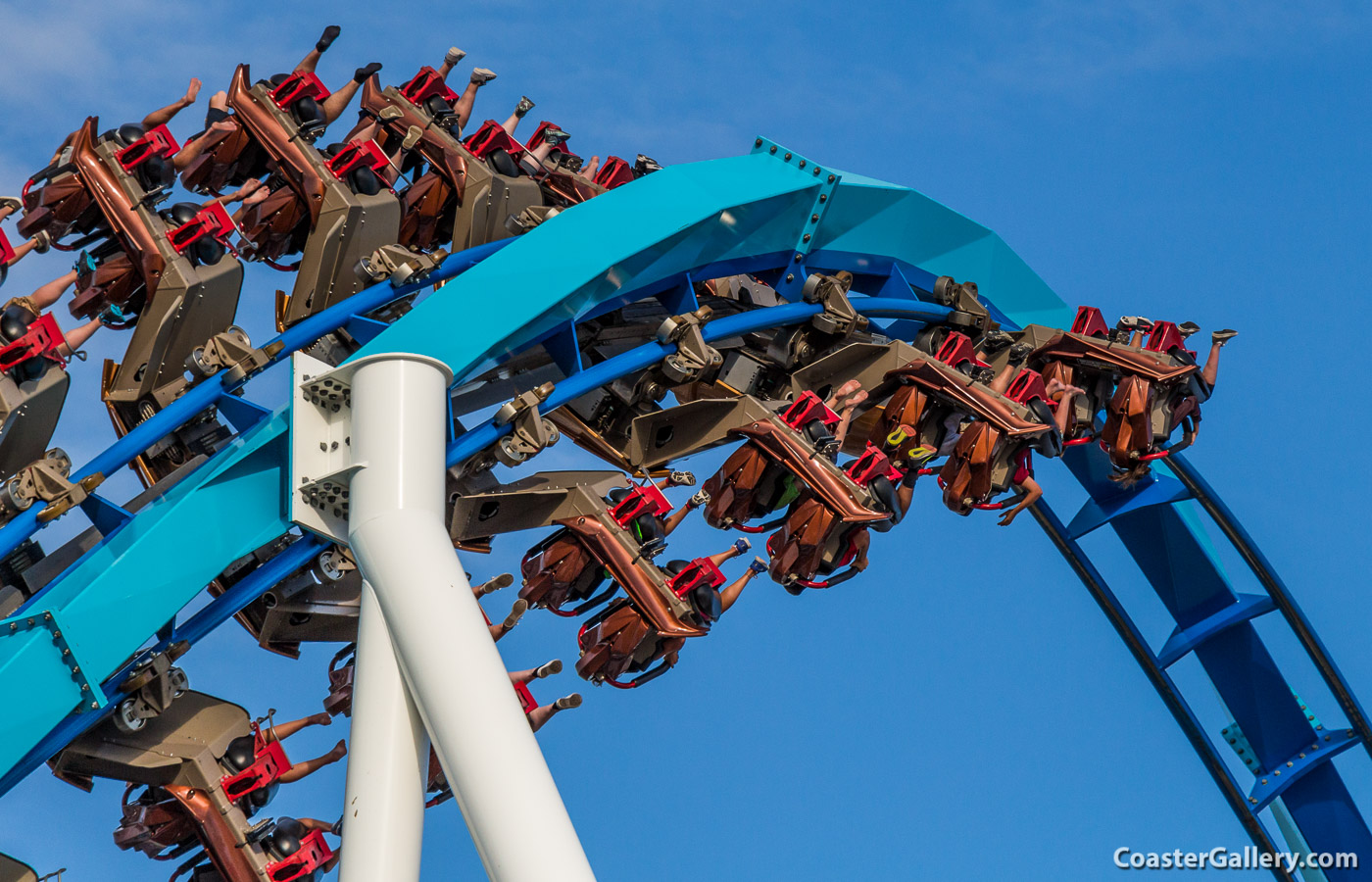 Roller coaster records set by the GateKeeper Wing Coaster