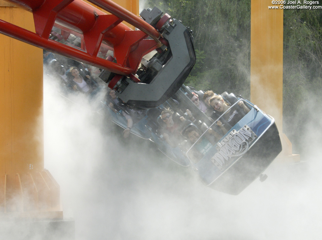 Roller coaster in the mist