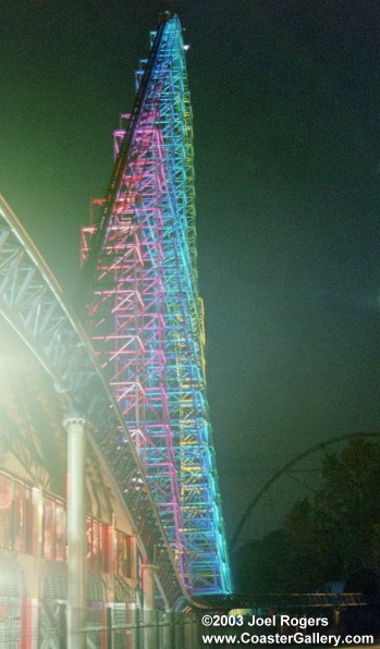 Millennium Force light show