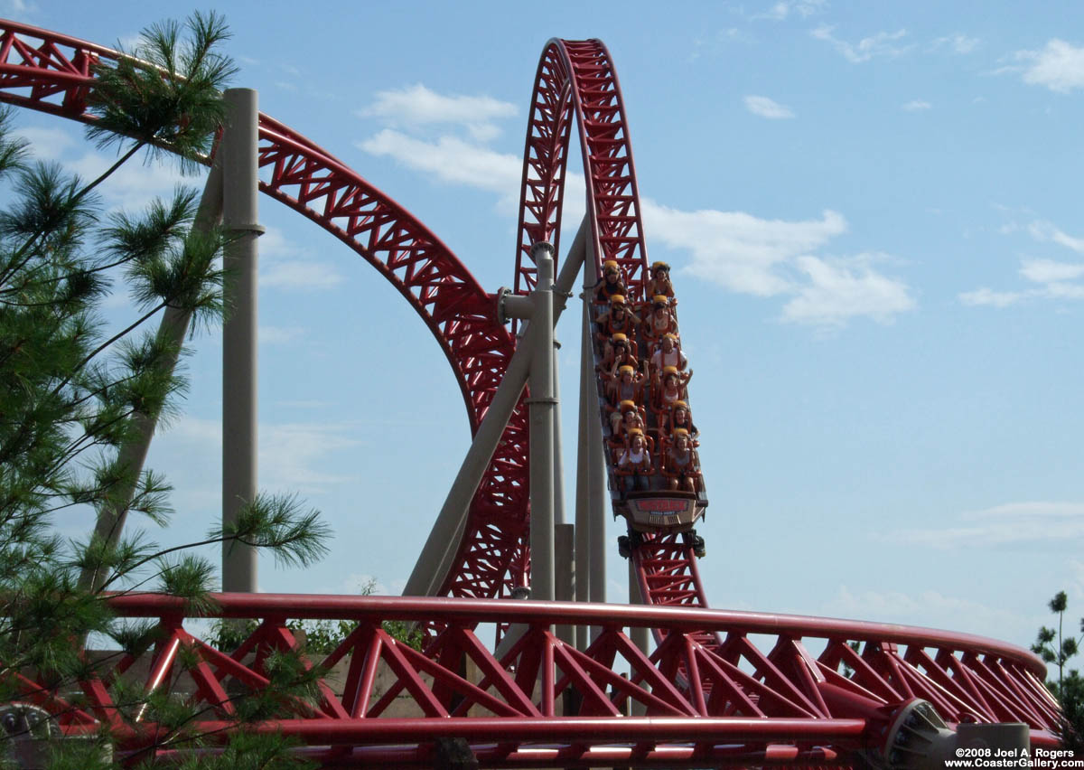 Extreme air-time on a roller coaster