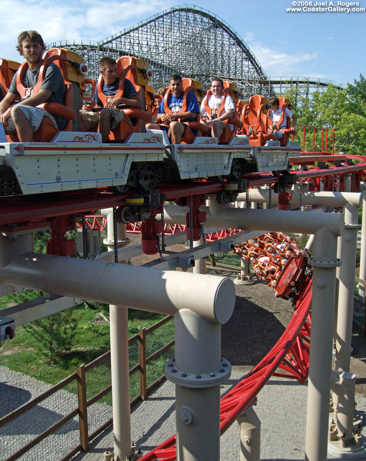 LSM (Linear Sychronous Motor) on a roller coaster