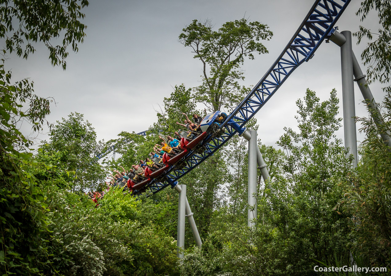 Pictures of the Millennium Force's roller coaster in Ohio