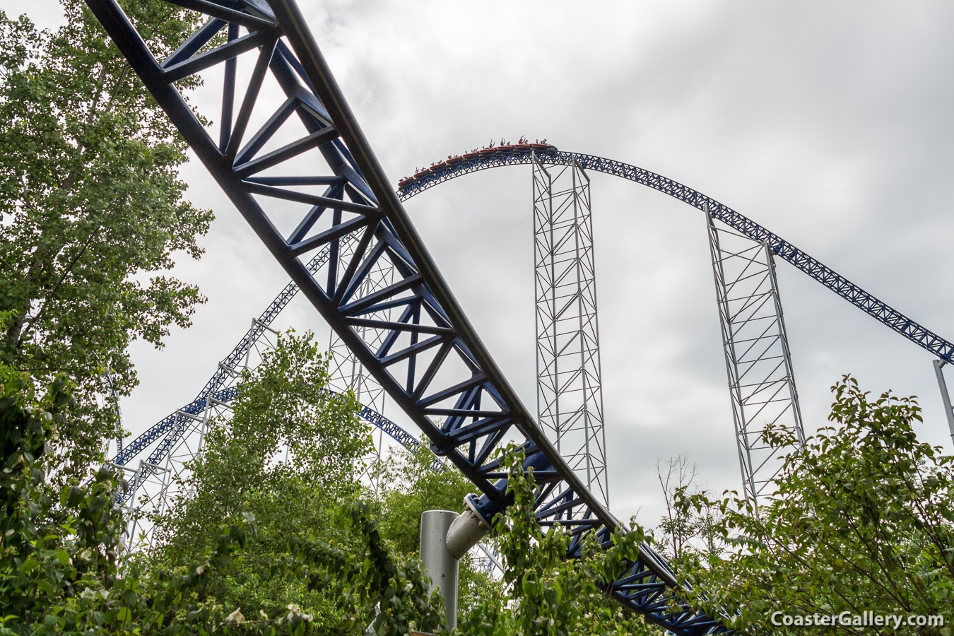 The world's tallest roller coaster