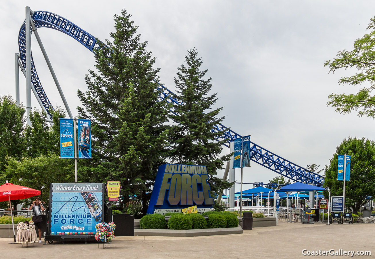 Millennium Force sign