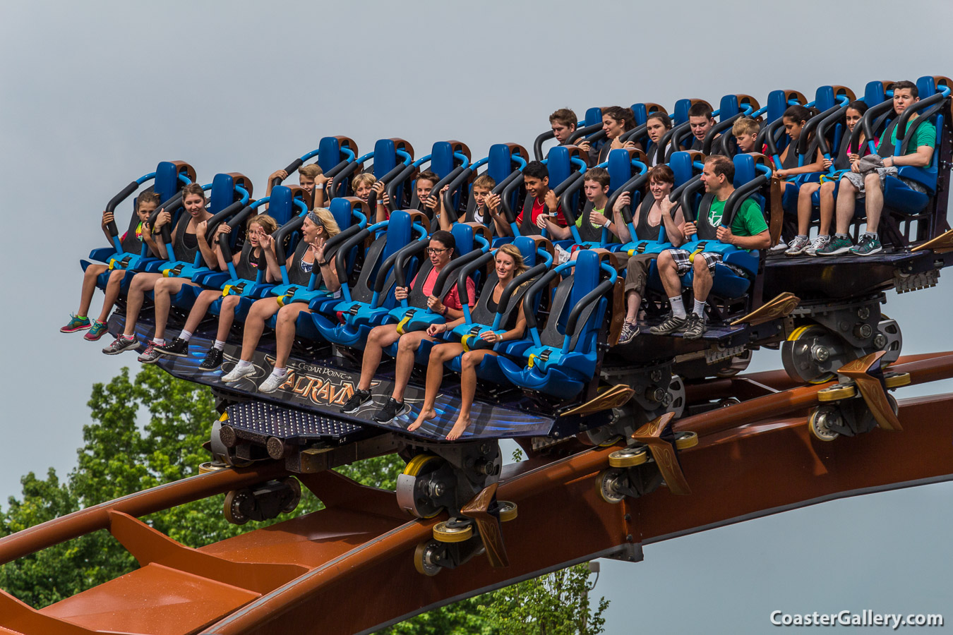 Bolliger and Mabillard roller coasters at Cedar Point