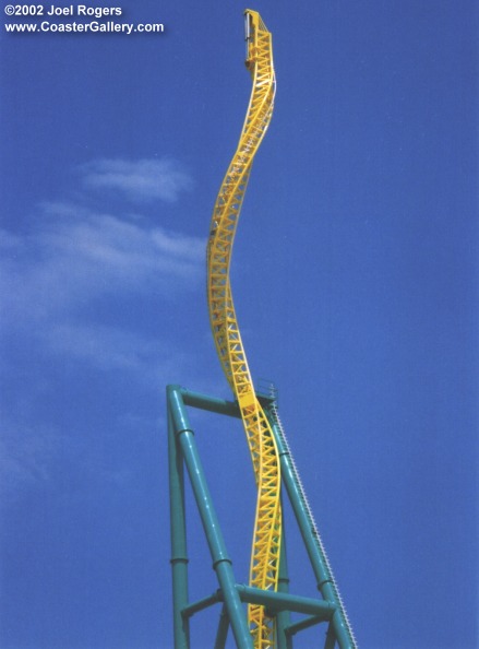 Wicked Twister roller coaster