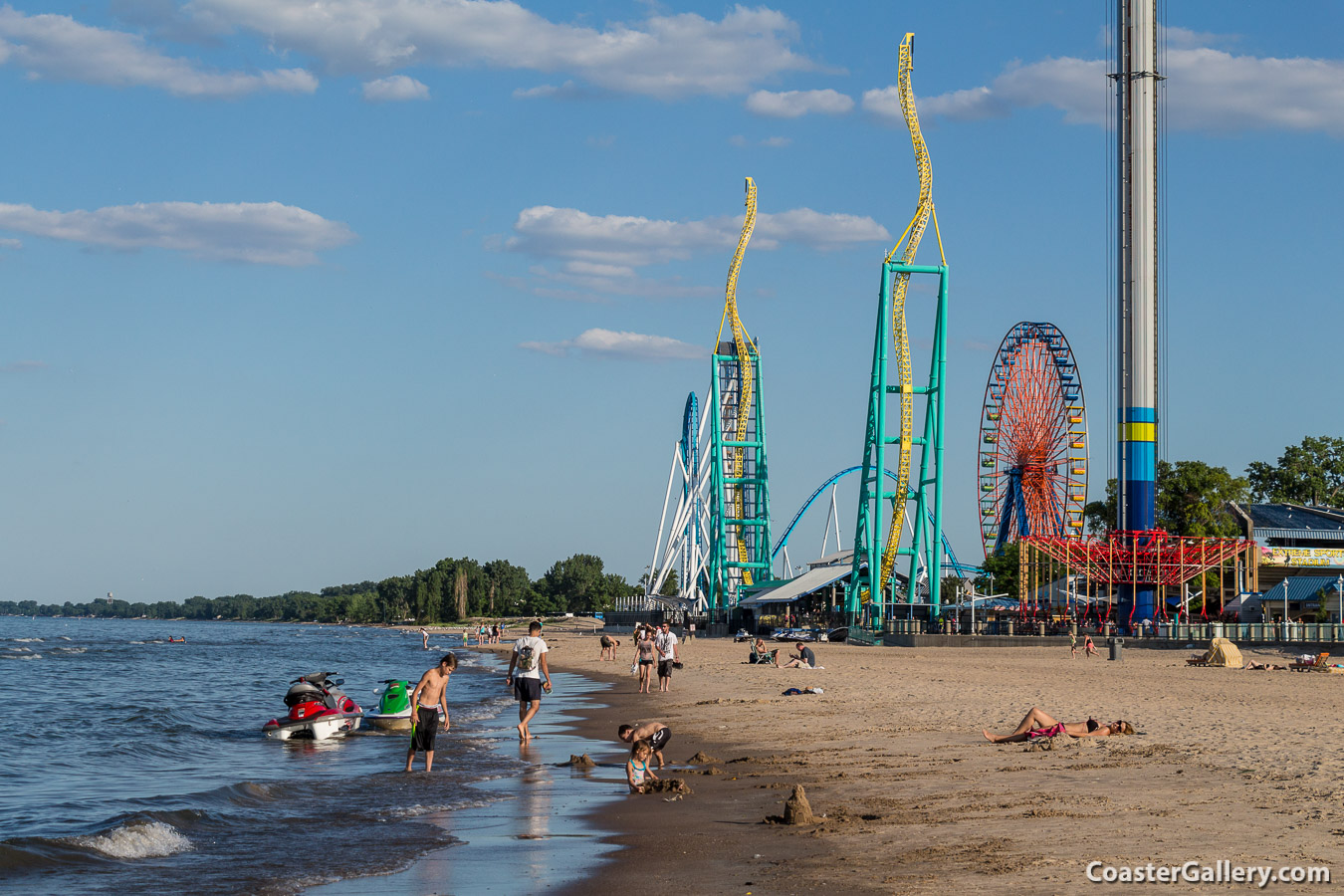 Cedar Point - Wicked Twister, Windseeker, Oceana, Extreme Sports Stadium