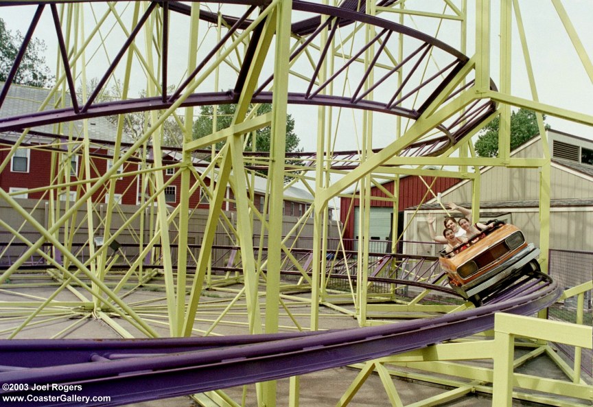 Wildcat coaster built by Schwarzkopf