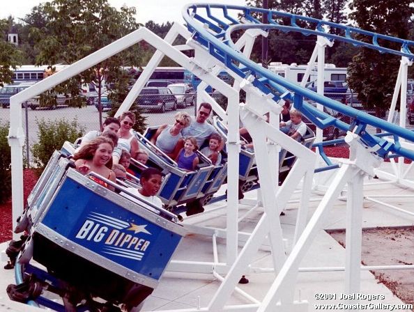 Big Dipper roller coaster at Michigan's Adventure