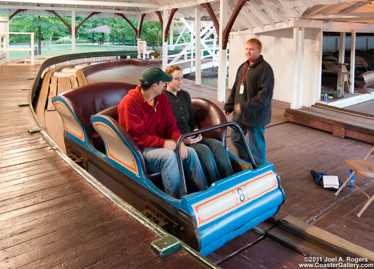 Loading platform of the world's oldest operating coaster