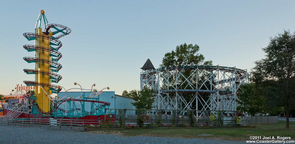 Toboggan roller coaster car in Altoona, PA