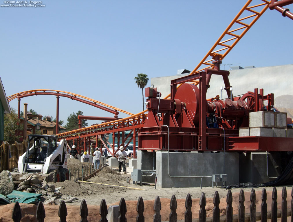 Launched roller coaster in Buena Vista, CA
