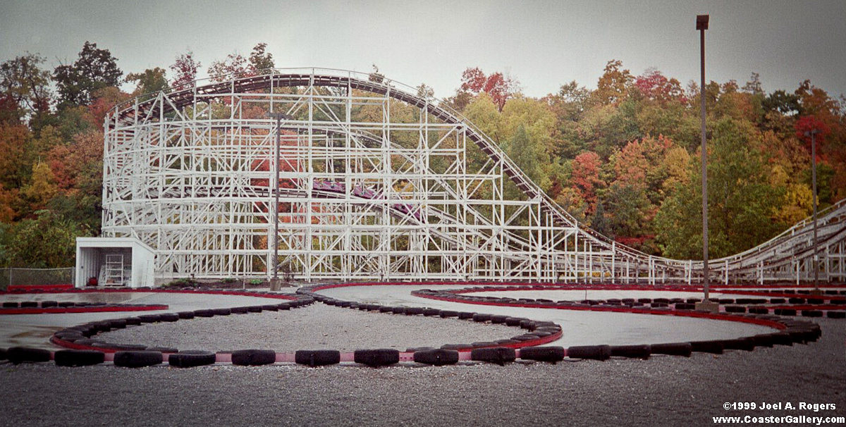 Skyliner out-and-back woodie at Lakemont Park