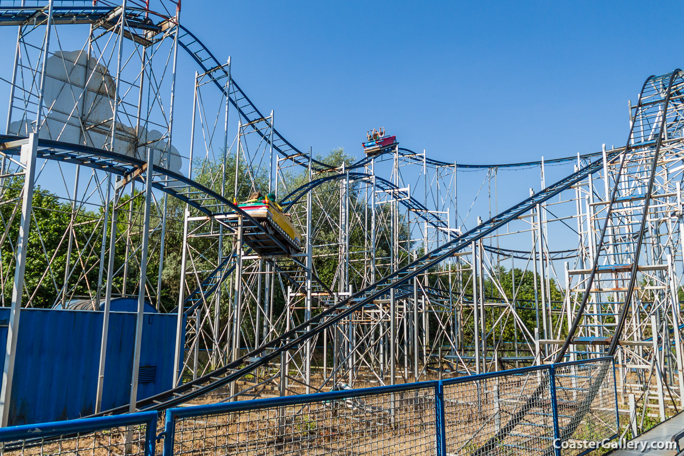 Nostalgische Achterbahn roller coaster - Schwarzkopf Wildcat