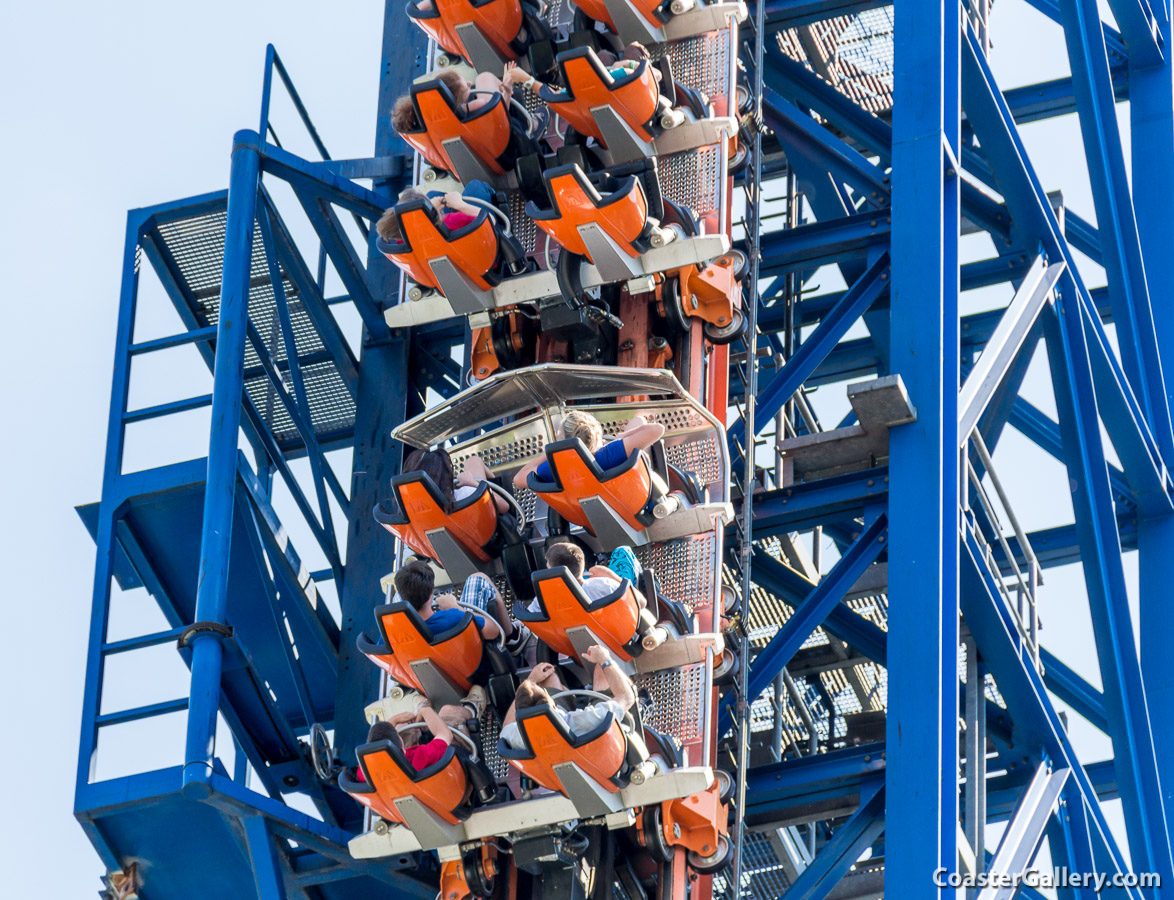 SkyWheel roller coaster at Skyline Park in Bad Wrishofen, Bavaria, Germany