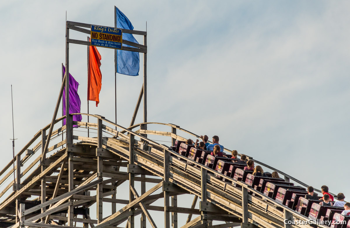 Excalibur roller coaster at Funtown Splashtown U.S.A.