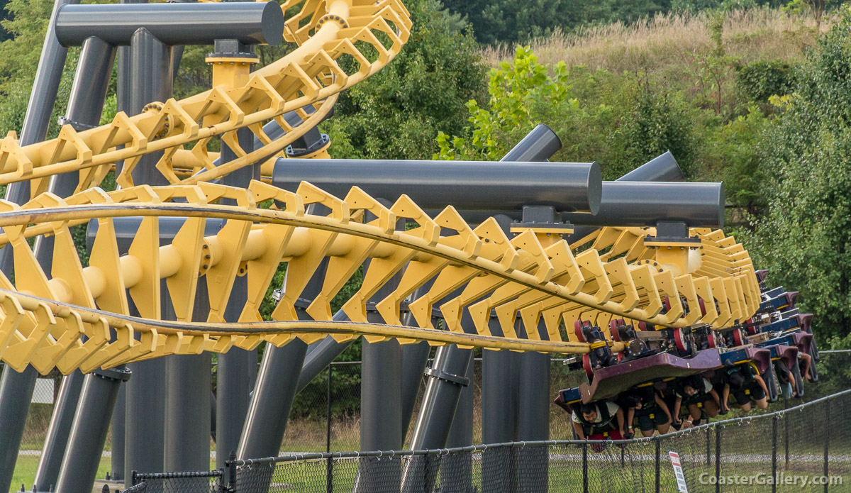 Flying roller coaster