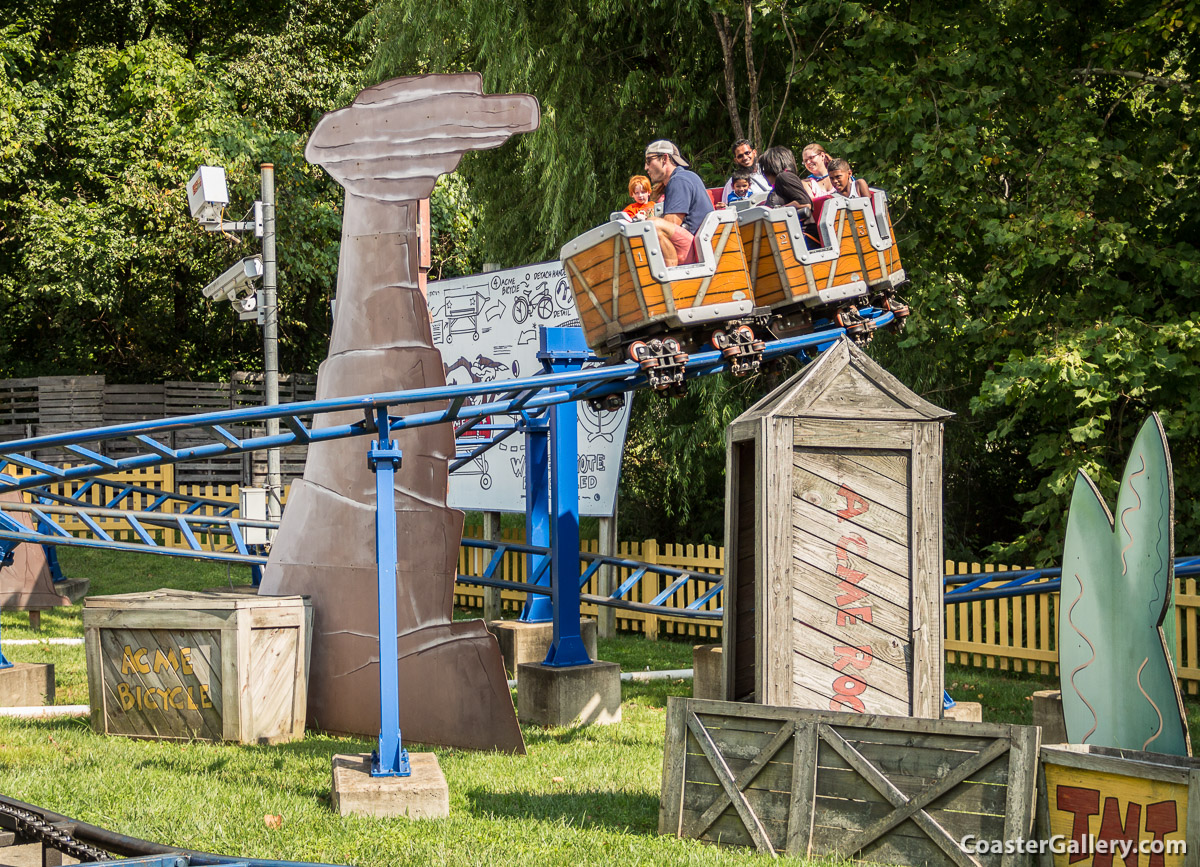 Great Chase family coaster built by Zamperla