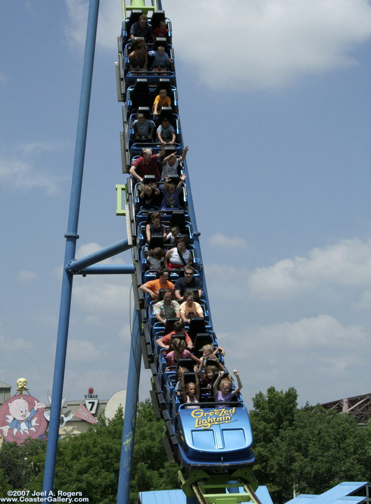 Launched roller coaster as seen in the Roller Coaster Tycoon game