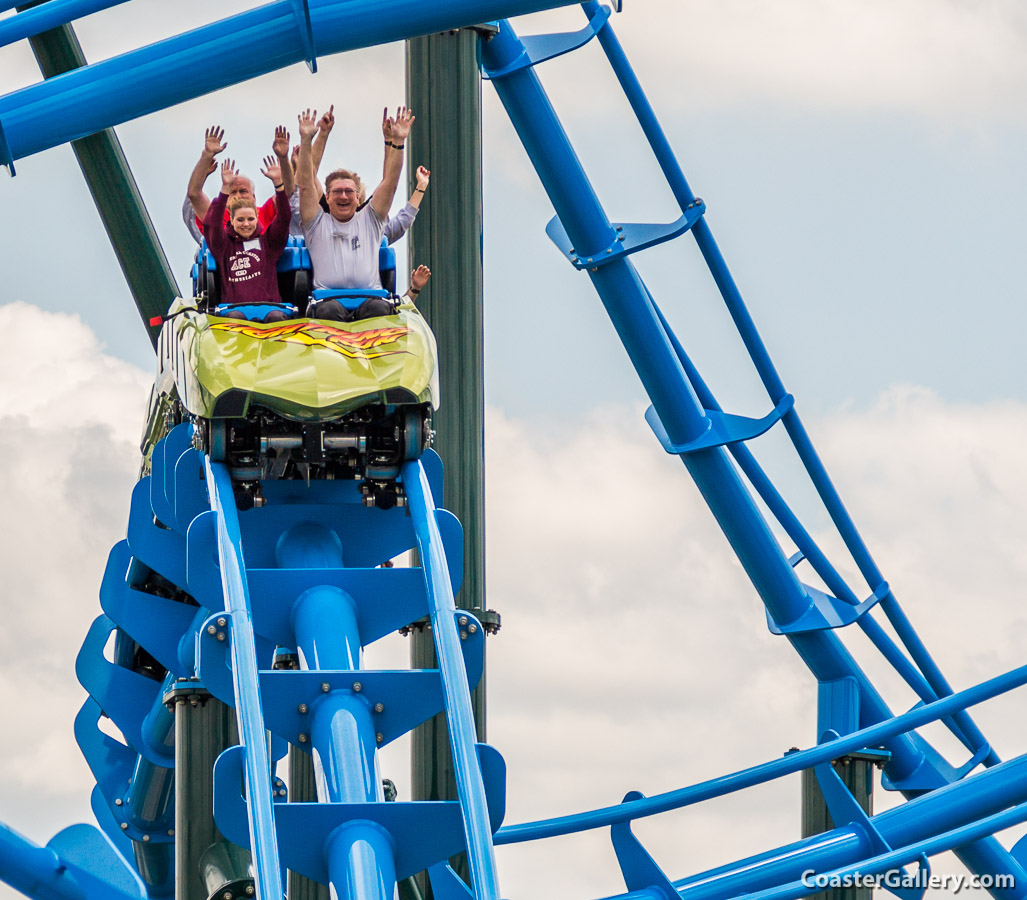 Chance Toboggan coasters. Compare this to the modern Chance ride!