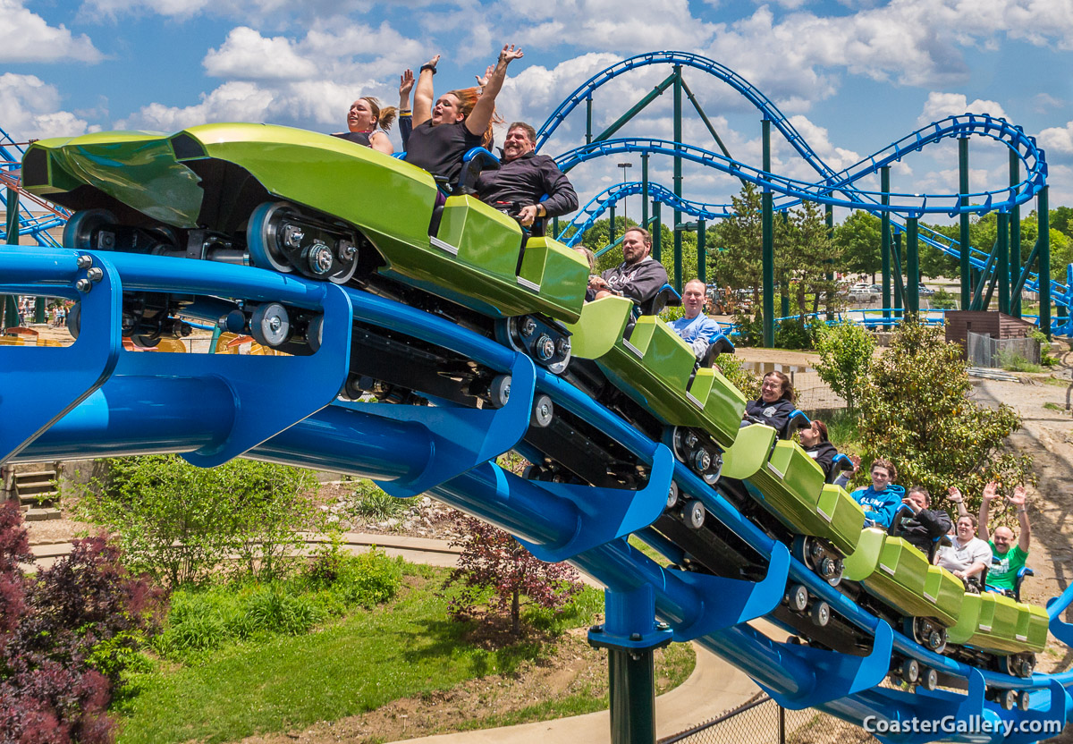 Standing But Not Operating roller coaster at Kentucky Kingdom