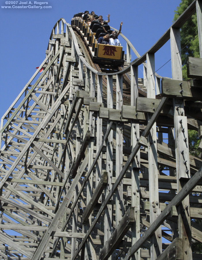 Thunder Run roller coaster in Louisville, Kentucky