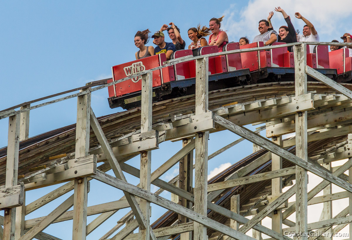 Transfer track used for roller coaster maintenance