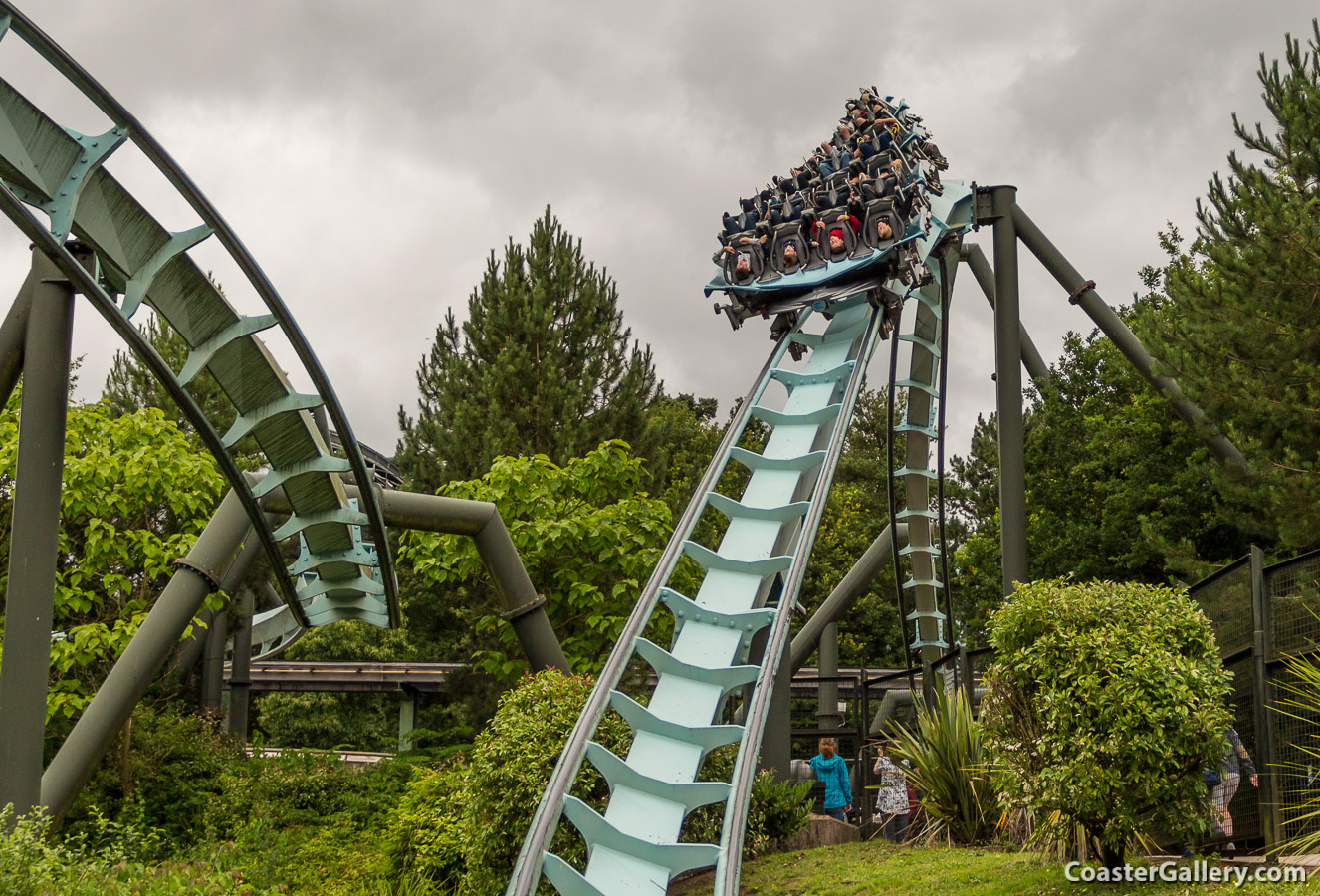 The flying roller coaster called Air and Galactia