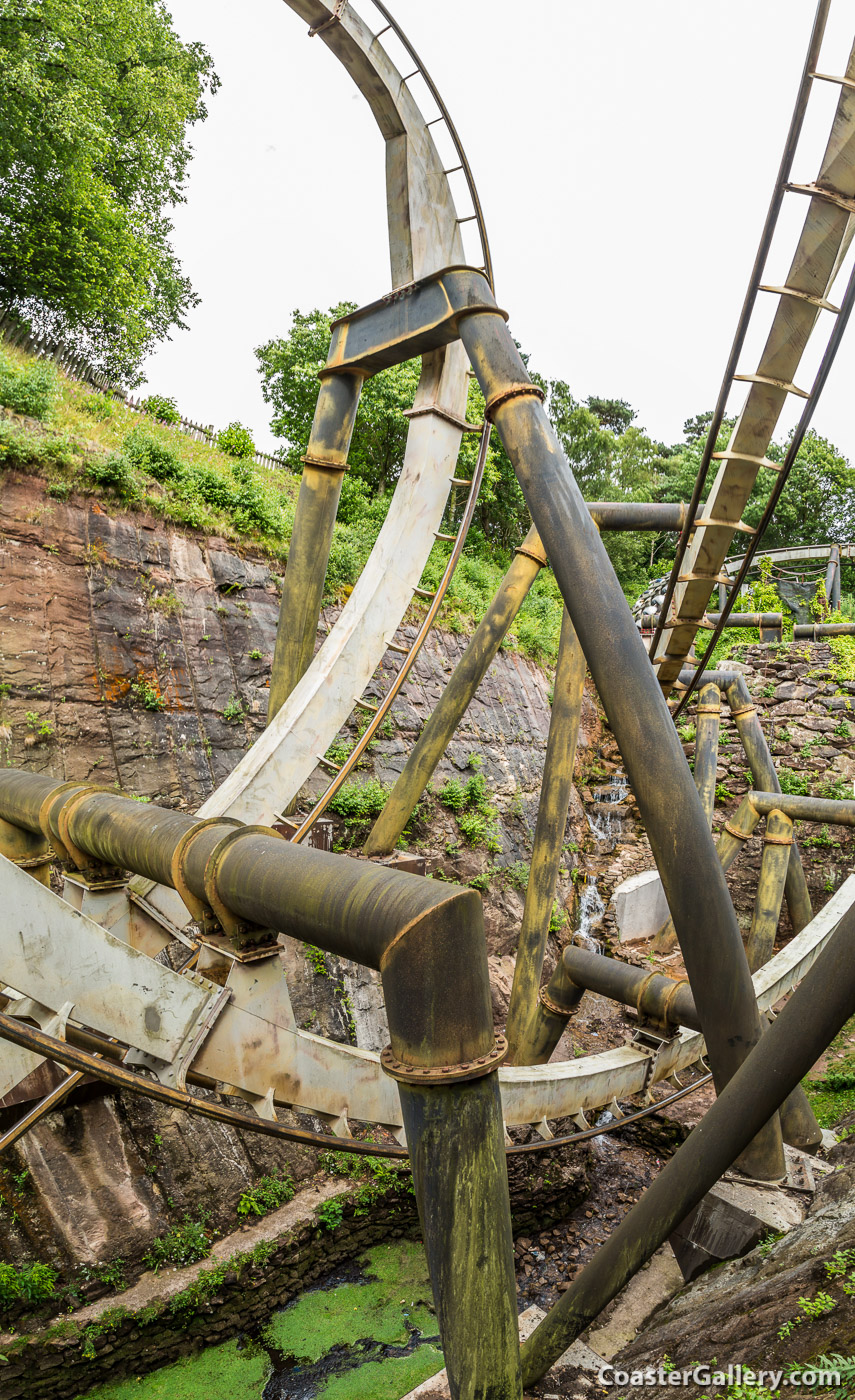 Nemesis roller coaster at Alton Towers