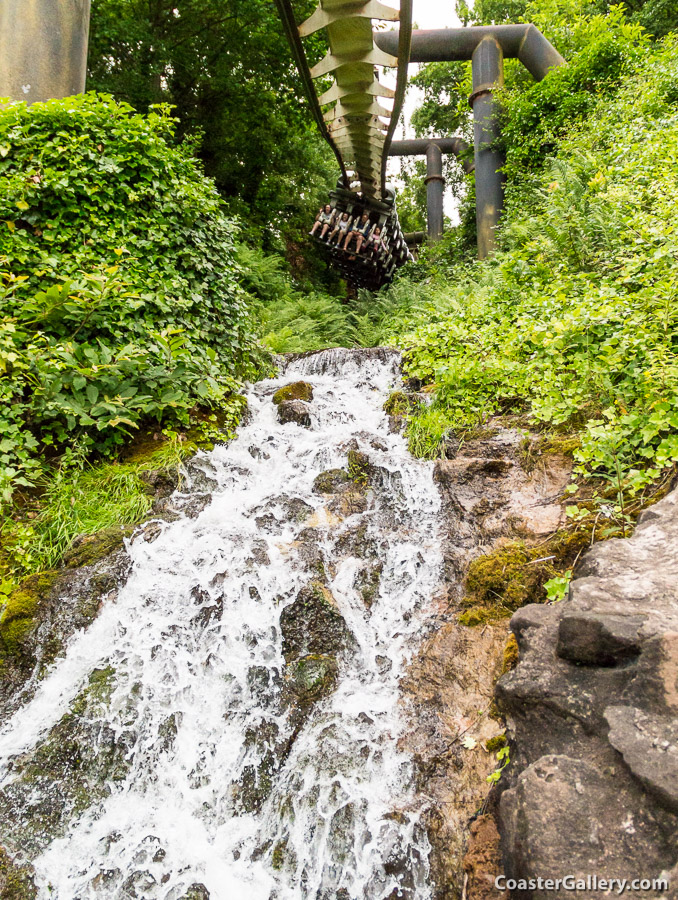 Nemesis roller coaster at Alton Towers