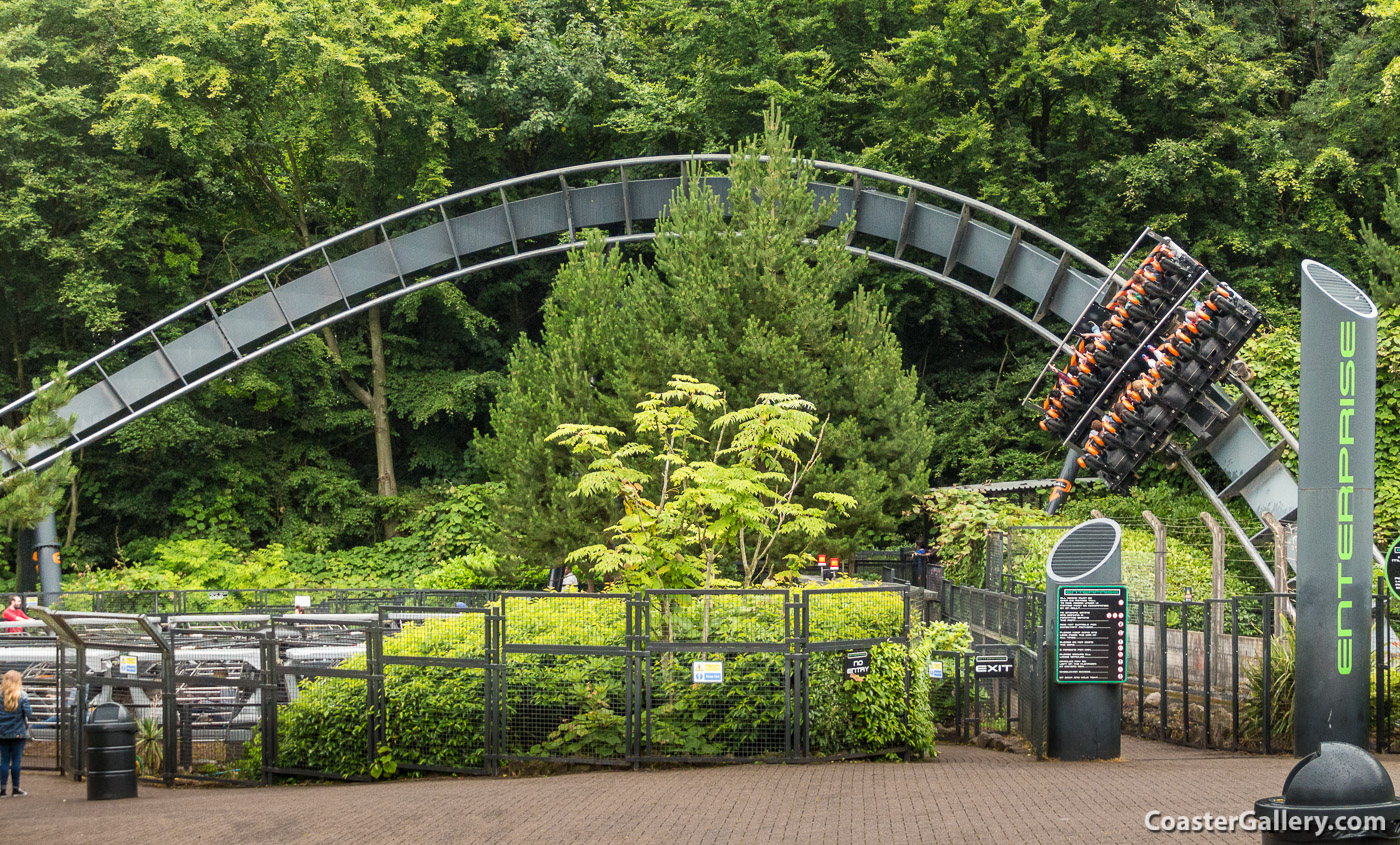 Oblivion roller coaster at Alton Towers
