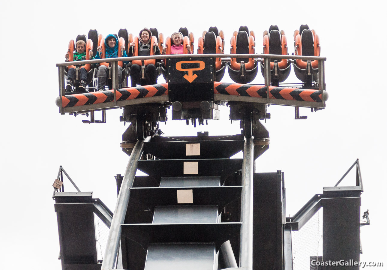 Oblivion roller coaster at Alton Towers