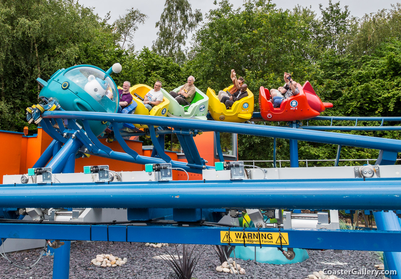 Pictures of the Magnetic Brakes on the Octonauts Rollercoaster Adventure at Alton Towers
